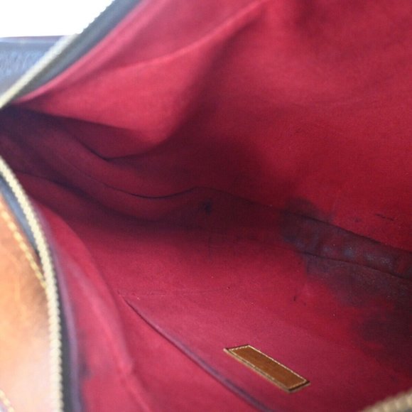 LOUIS VUITTON Croissant GM Shoulder Bag Monogram Leather Brown M51511 35YC109 - Picture 12 of 14